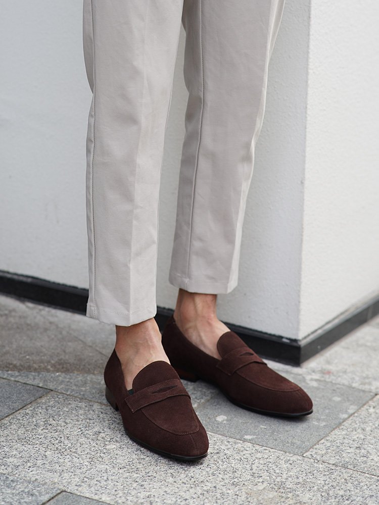 Penny Loafers – Classic Brown Suede - Image 6