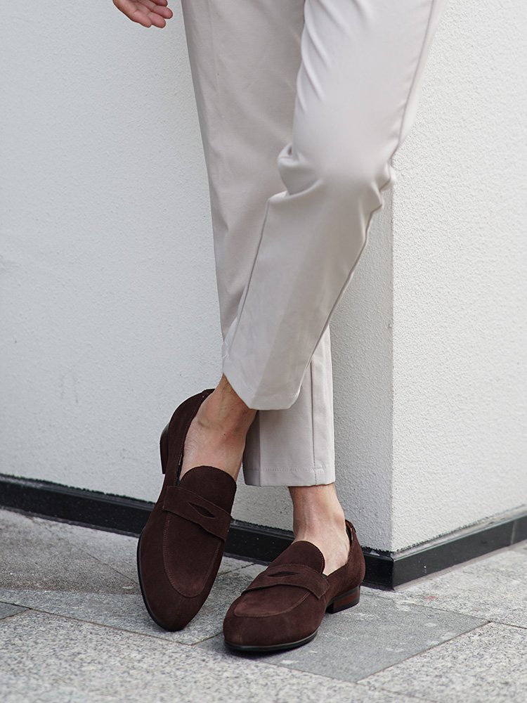 Penny Loafers – Classic Brown Suede - Image 7