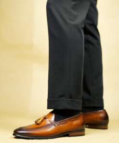 Alternative view of Tassel Loafers – Soft Tan Leather – Style 6712