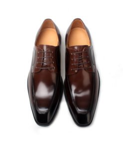 Oxford Dress Shoes – Handcrafted Black Leather