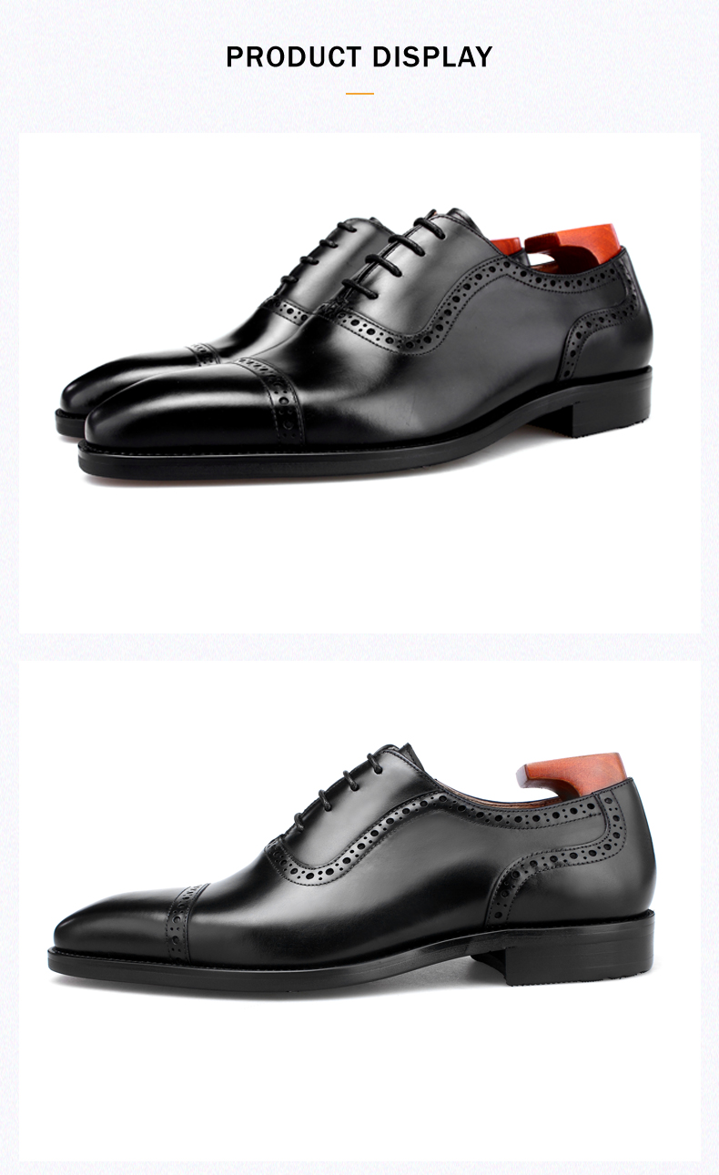 Formal Oxford Shoes – Italian Style Leather - Image 3