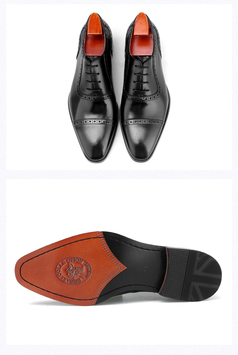 Formal Oxford Shoes – Italian Style Leather - Image 2