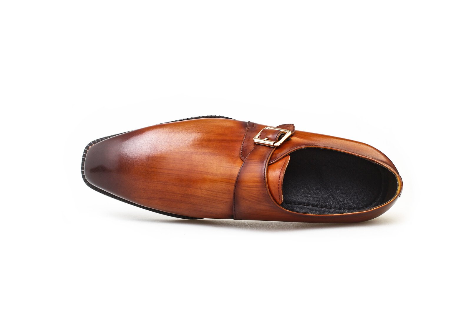 Cap Toe Oxford Brogue Shoes – Brown Leather & Suede - Image 3