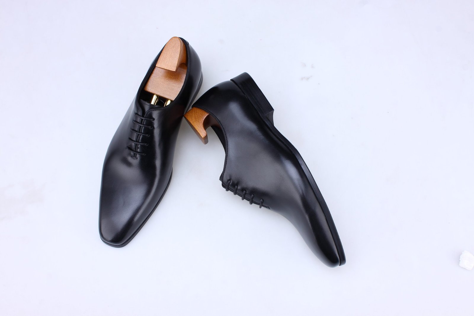 Brogue Oxford Shoes – Tan Vintage Leather - Image 4