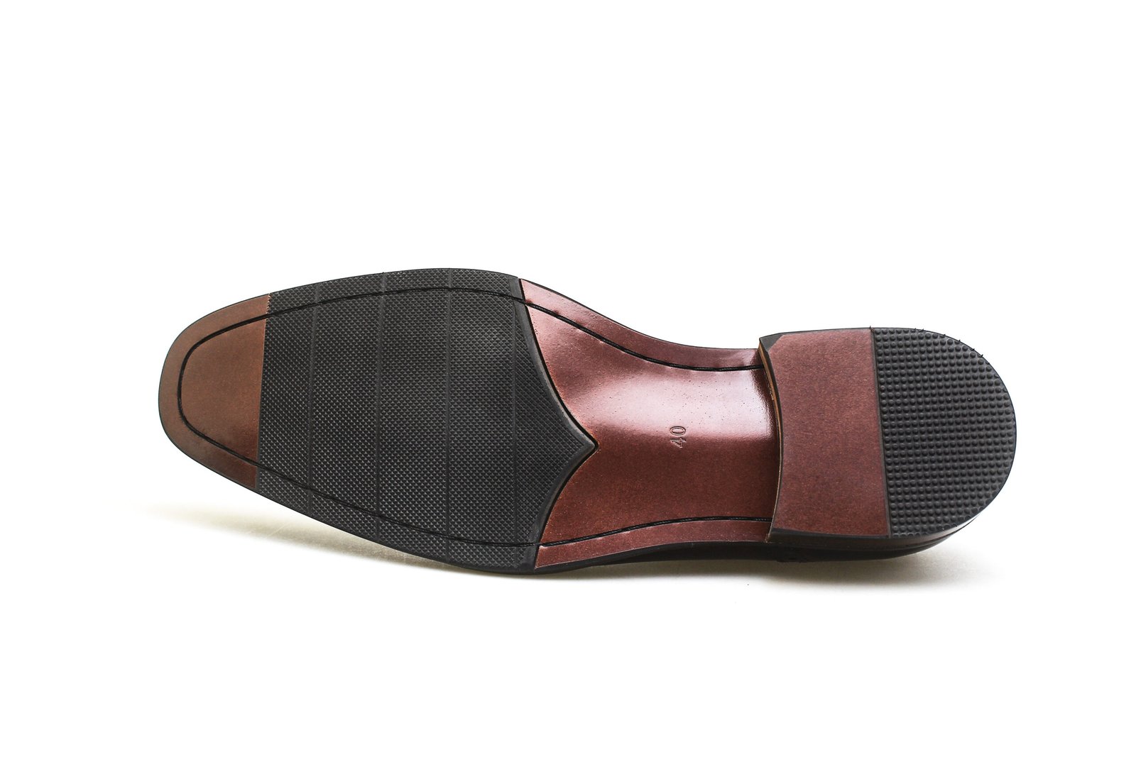 Wholecut Oxford Shoes – Dark Brown Medallion Toe - Image 2