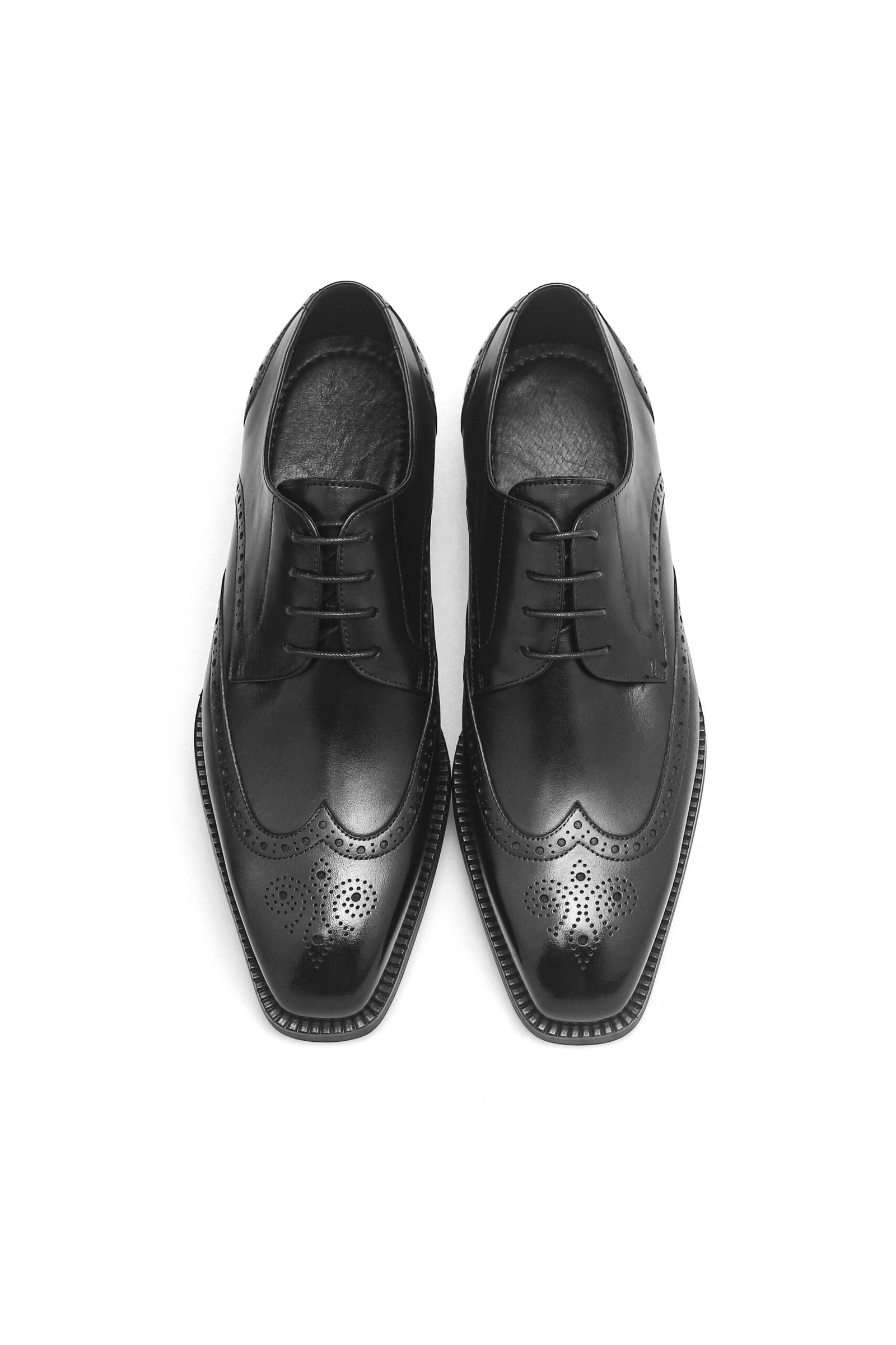 Single Monk Strap Shoes – Black Polished Leather - Image 2