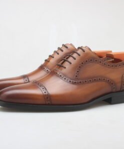 Alternative view of Formal Brogue Shoes – Black Patent Leather