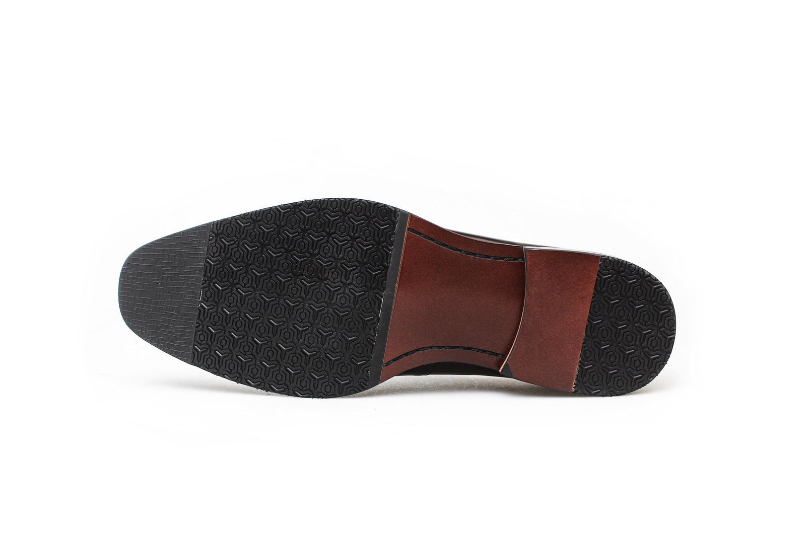 Oxford Brogue Shoes – Smooth Black Leather - Image 2