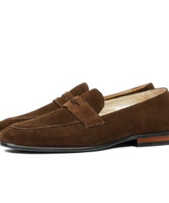 Penny Loafers – Classic Brown Suede