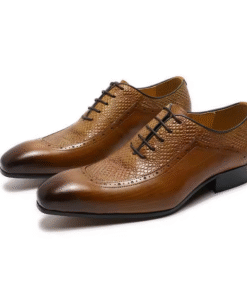 Mens Genuine Leather Italian Oxford Formal Shoes